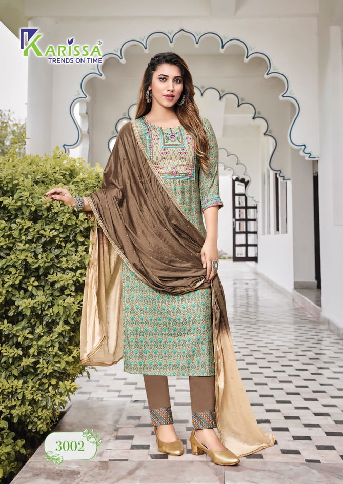 Karissa Siya 3 Trendy Wholesale Kurti With Bottom Dupatta Collection